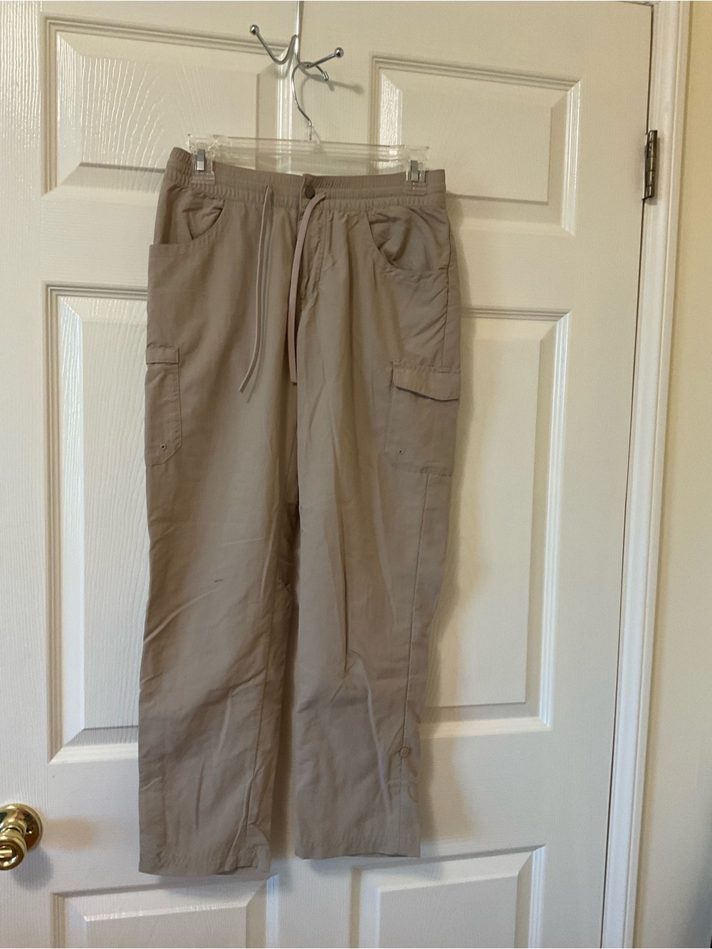 Columbia Tan Cargo Drawstring Pants